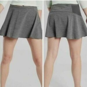 Athleta Match Point Skort Gray Built In Shorts Athletic‎ Running Tennis medium